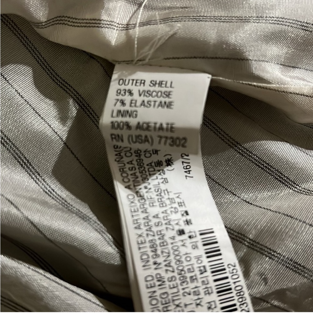 Zara basic gray blazer - Picture 3 of 3
